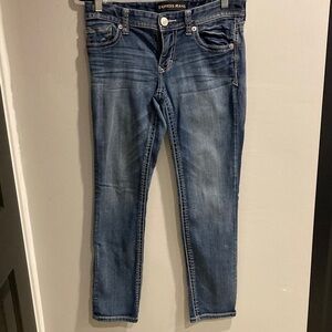 Express Women's Classic Blue Skinny Jeans